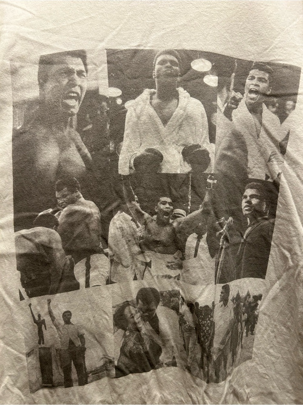 Roots of Fight Men's Muhammad Ali Graphic Tee - White, Size XL